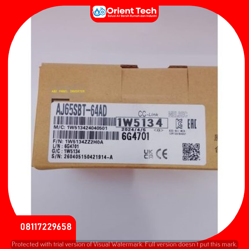Jual AJ65SBT-64AD PLC Mitsubishi