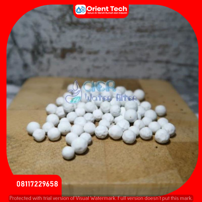 Alkali Ball - Media Penaik pH - Kemasan 1Kg