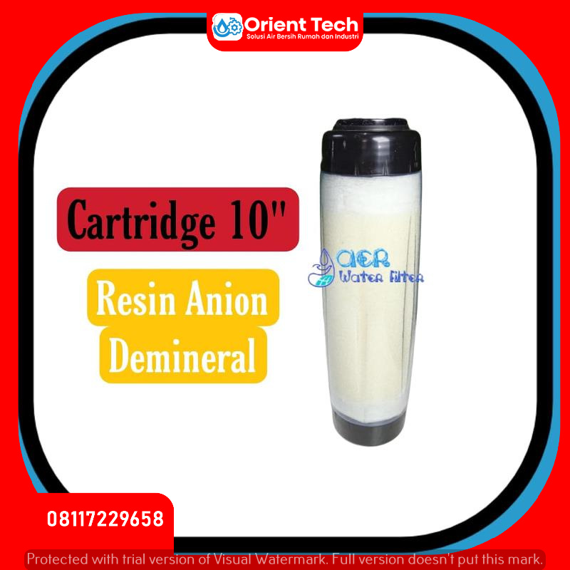 Cartridge Filter Air Resin Anion 10 inch