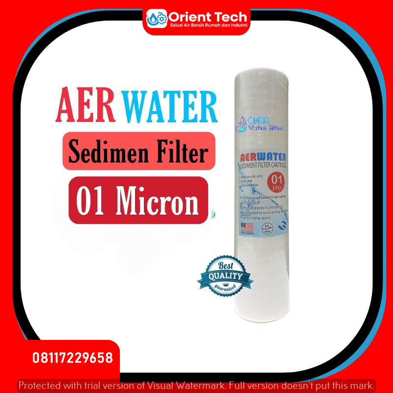 Cartridge Filter Air - Sediment - Spun 10 Inch 01 micron