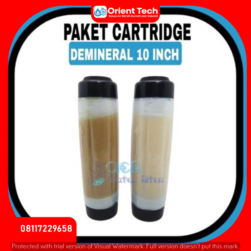 Jual Catridge Filter Air 10 Inch Demineralisasi (Cation & Anion)