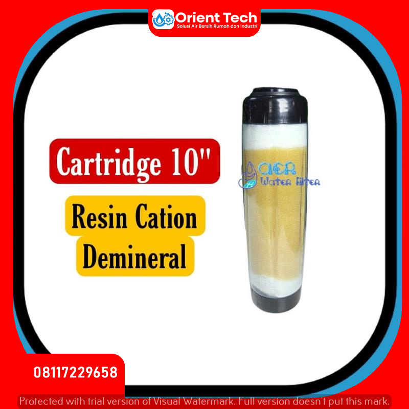 Catridge Filter Air 10 inch Cation Demineralisasi