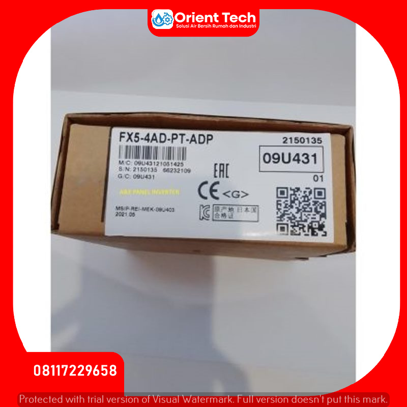Jual FX5-4AD-PT-ADP PLC MITSUBISHI