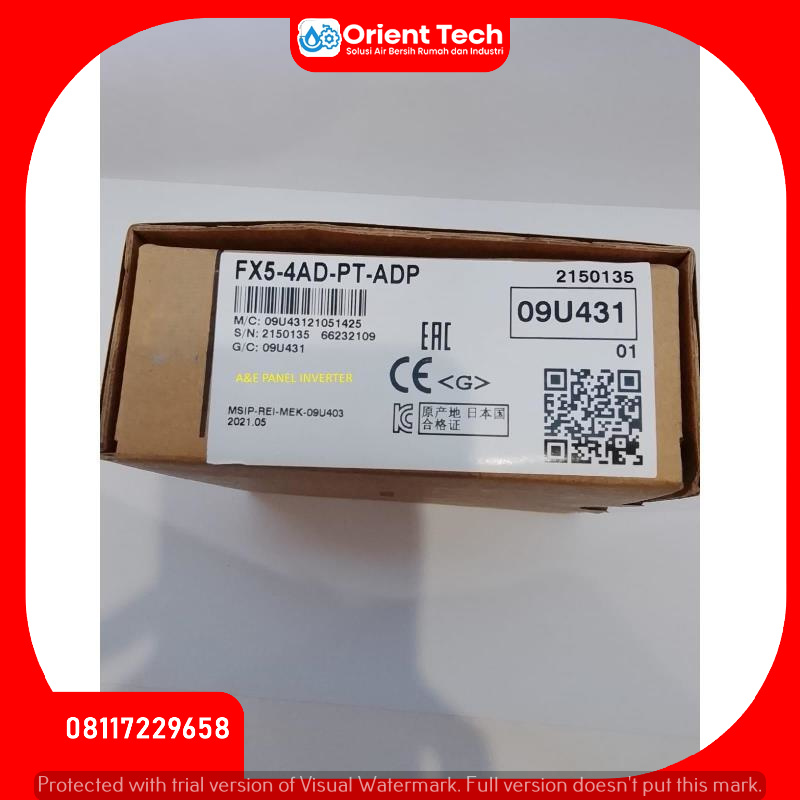 FX5-4AD-PT-ADP PLC MITSUBISHI FX5U FX5 4AD PT ADP FX54ADPTADP_1