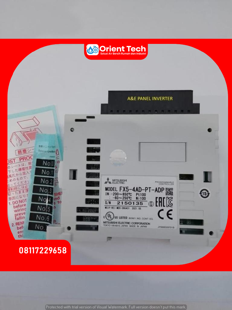 FX5-4AD-PT-ADP PLC MITSUBISHI FX5U FX5 4AD PT ADP FX54ADPTADP_2