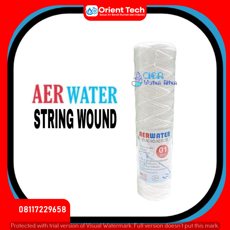 Filter Benang 10 Inch String Wound Sediment Filter Air Benang 10 inch