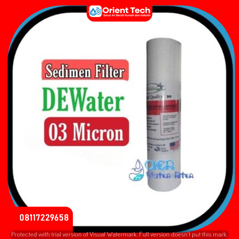 Jual Filter Cartridge 10 Inch DEWater 03 Mikron