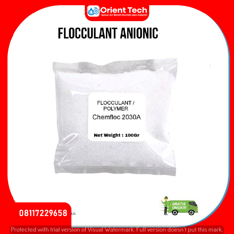 Flocculant Anionic Polymer Anionic - Chemfloc 2030 A - 100gr