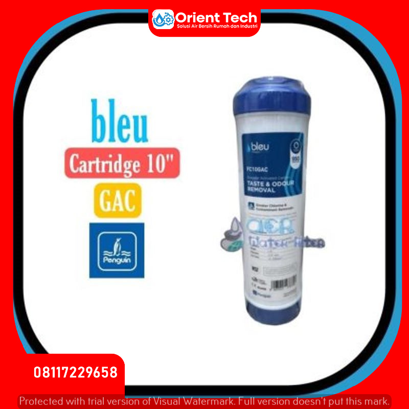 Jual Granular Activated Carbon GAC Cartridge - Bleu by Penguin