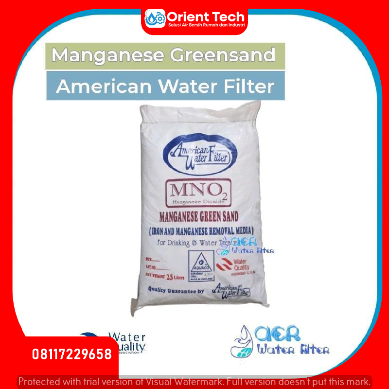 Manganese Greensand AWF - American Water Filter - Media Filter Air Besi