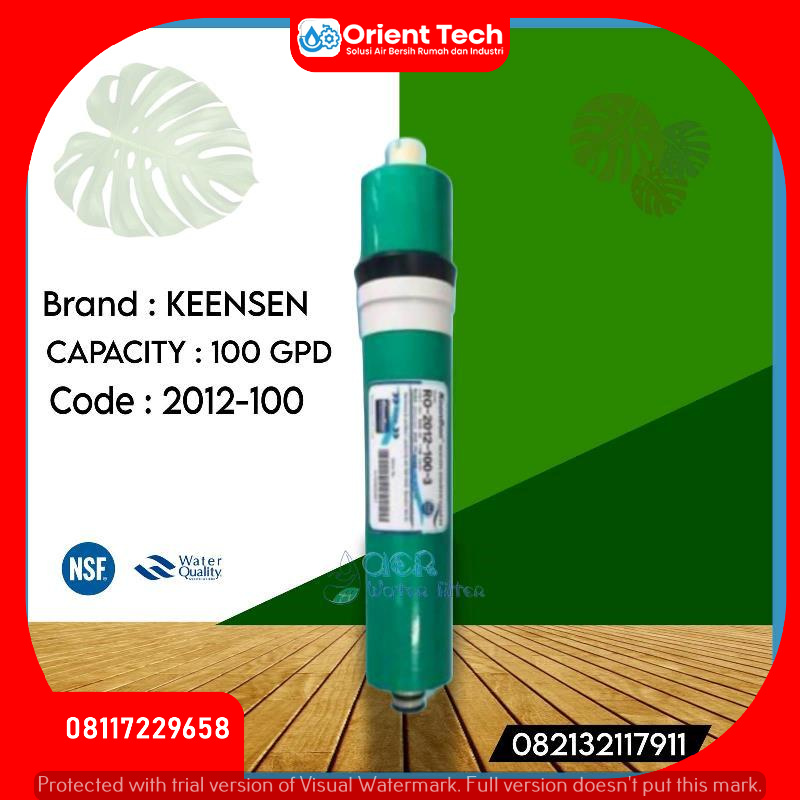 Membran RO Keensen 100 Gpd - Membran RO 2012