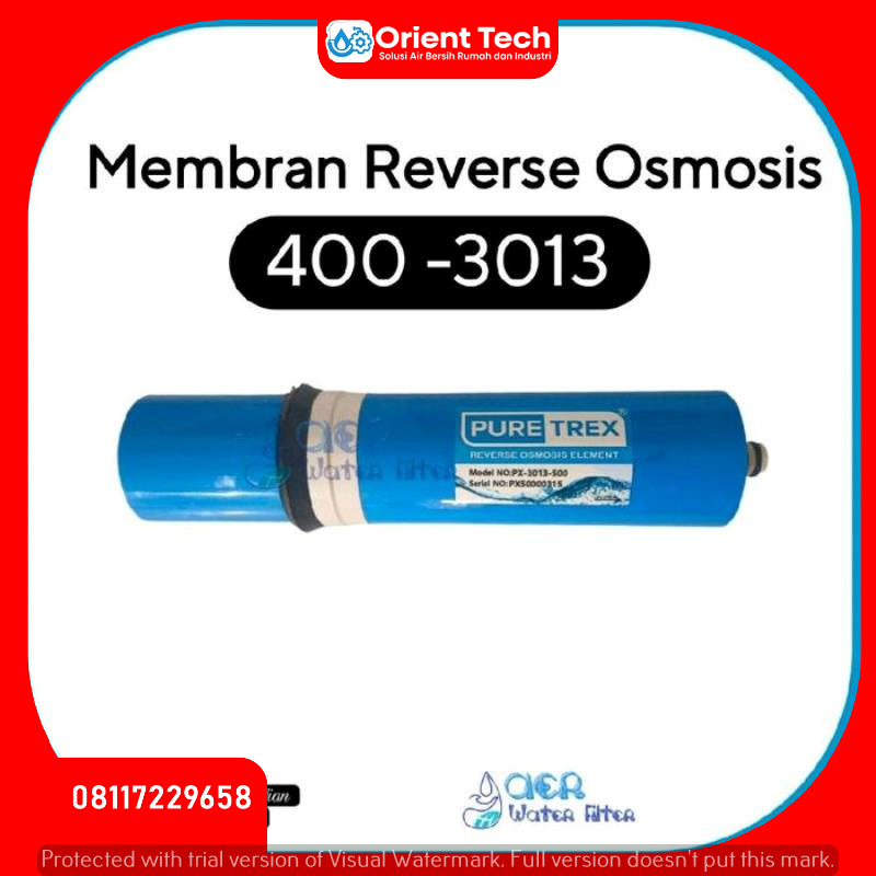 Membran RO Reverse Osmosis 400 - 500 - 600 GPD 3013 HIGH QUALITY - 400 GPD - 3013