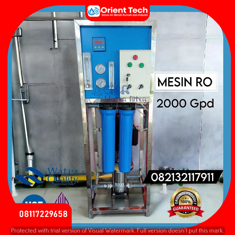 Mesin RO 2000 Gpd Vertical Pump - Reverse Ssmosis