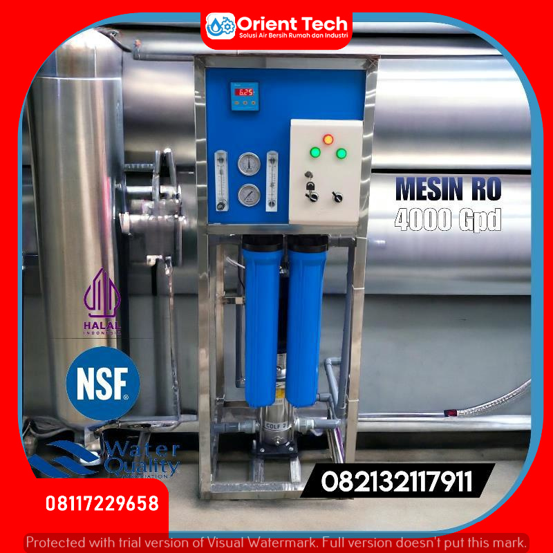 Mesin RO 4000 Gpd - Reverse Osmosis 4000 Gpd