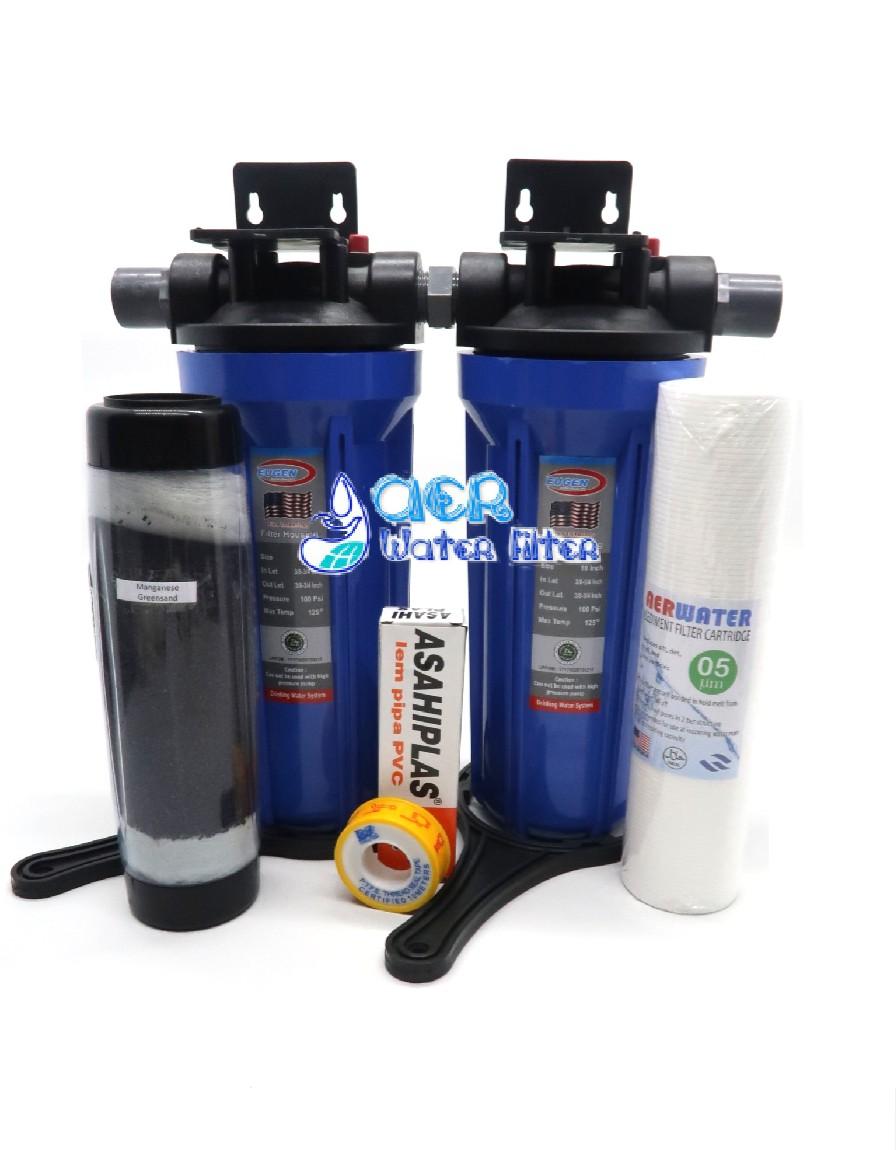 Paket Filter Air 2 Housing Eugen Biru 2