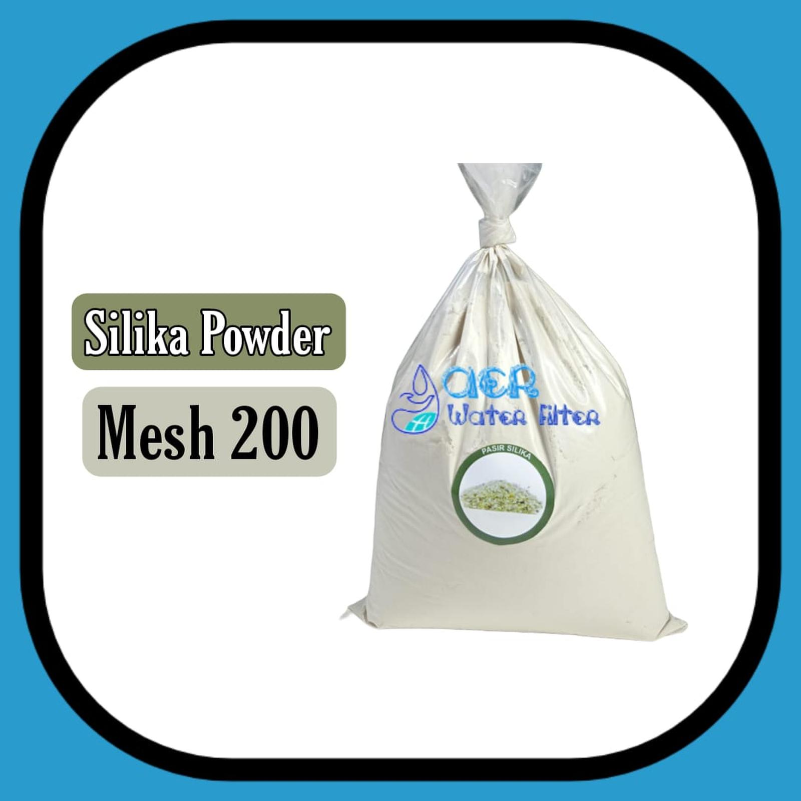 Pasir Silika Bubuk - Silica Powder Mesh 200 - Kiloan