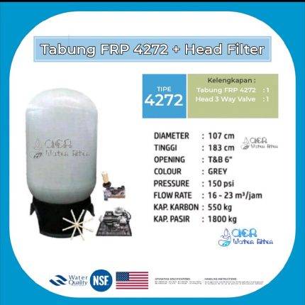 Jual Tabung Filter Air FRP 4272