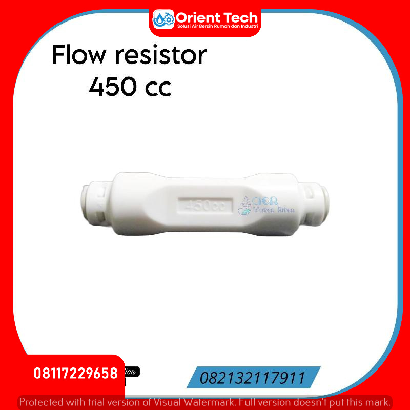 Flow Restrictor - Flow Reject RO 450 CC