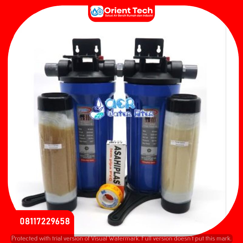 Jual Paket Filter Air Demineral Housing Biru