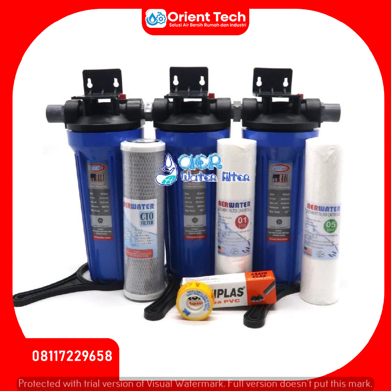 Paket Filter Air Ekonomis 3 Housing 4