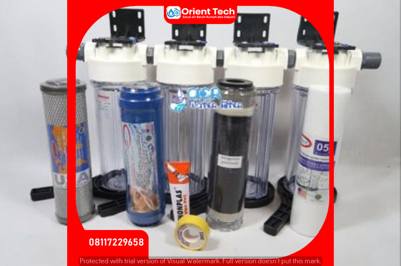 Jual Paket Filter Air Ekonomis 4 Housing 10 Inch Clear Air Besi