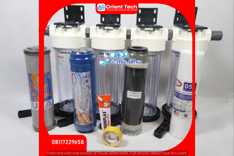 Paket Filter Air Ekonomis 4 Housing 10 Inch Clear Air Besi