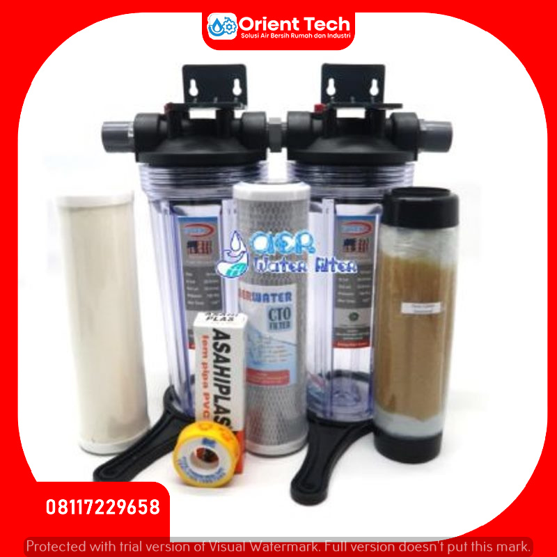 Jual Paket Filter Air Keramik dan Resin Anion