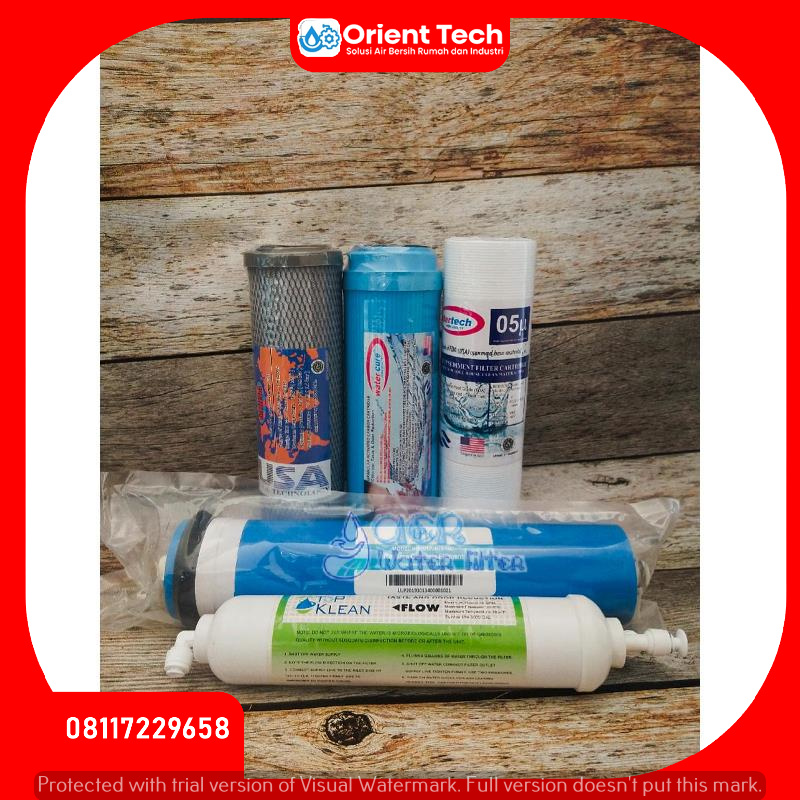 Paket Penggantian Saringan Mesin RO 500 GPD