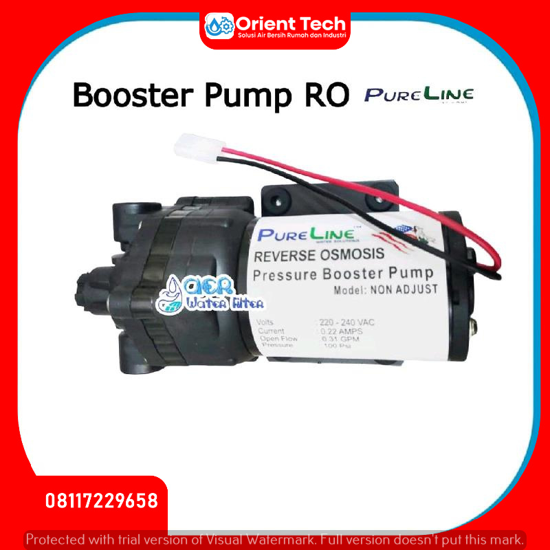 Pompa RO Micron 24 VDC -1.2A (POMPA ONLY)