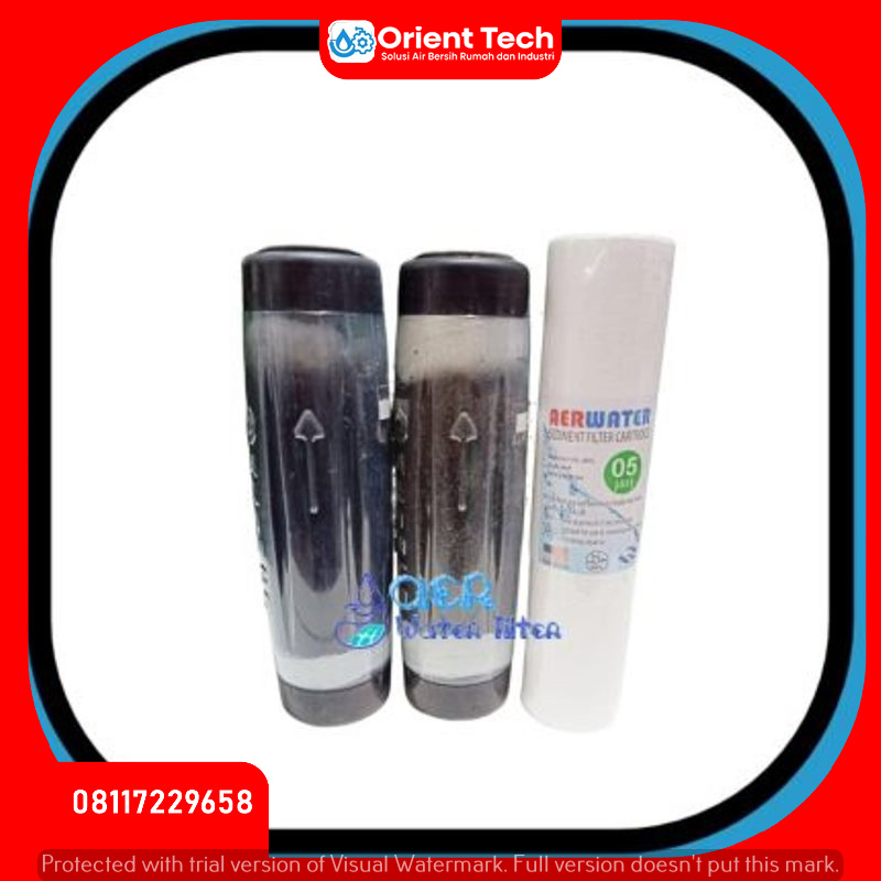 Jual Refill Paket Catridge Filter Air 3 untuk Air Besi dan Berbau
