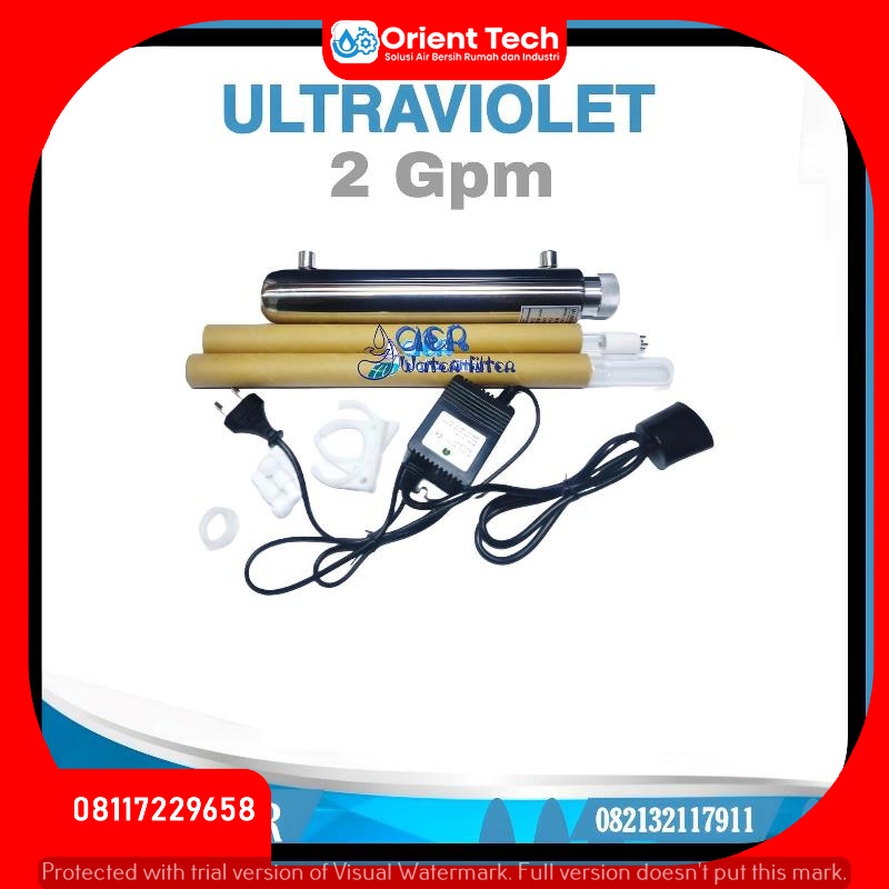 UV Water Sterilizer 2 GPM - Reverse Osmosis (RO)