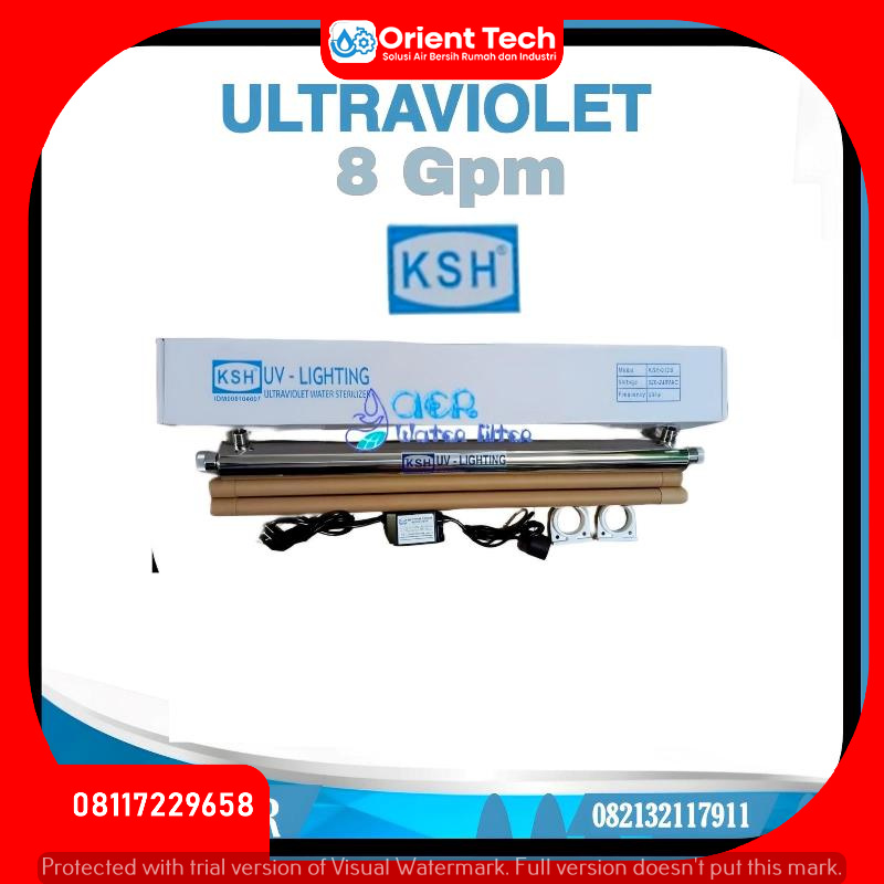 Ultraviolet UV KSH 8 GPM