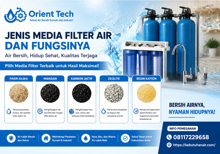 Jenis Media Filter Air dan Fungsinya
