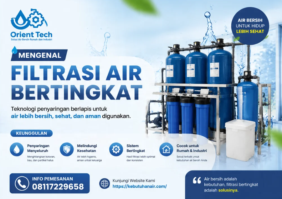 Mengenal Filtrasi Air Bertingkat