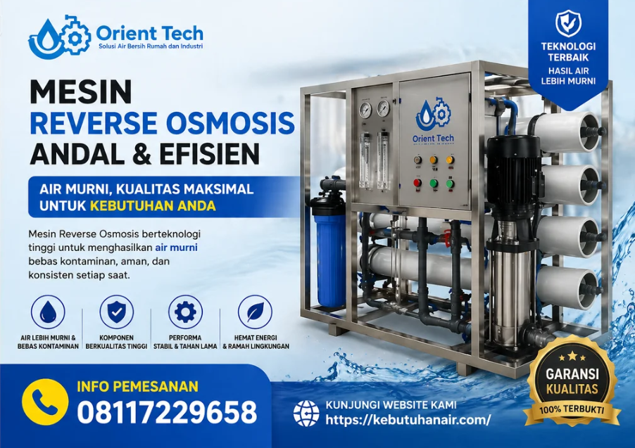 Mesin Reverse Osmosis Andal dan Efisien