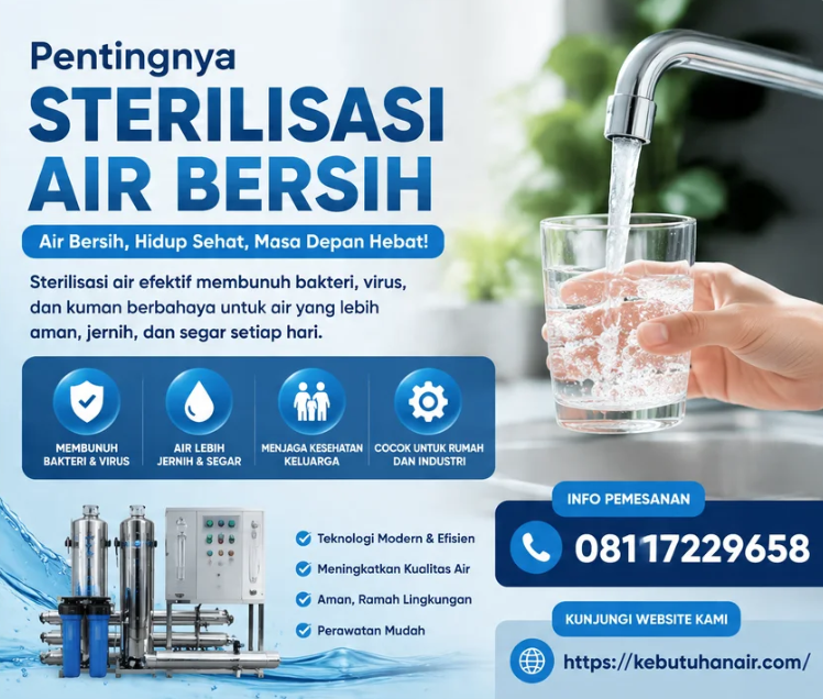 Pentingnya Sterilisasi Air Bersih