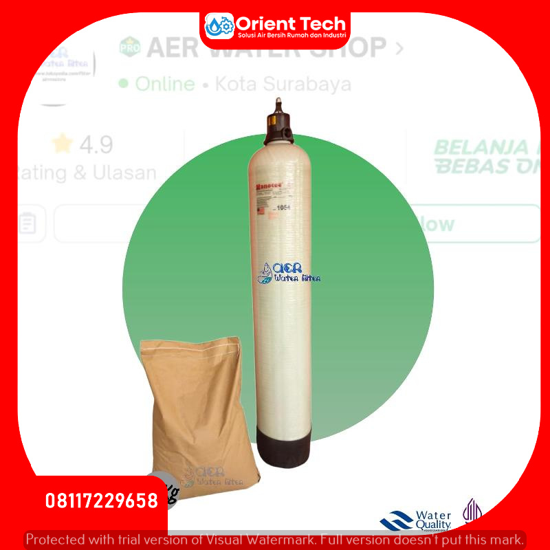 Supplier Paket Tabung FRP 1054 Nanotec + Karbon Aktif